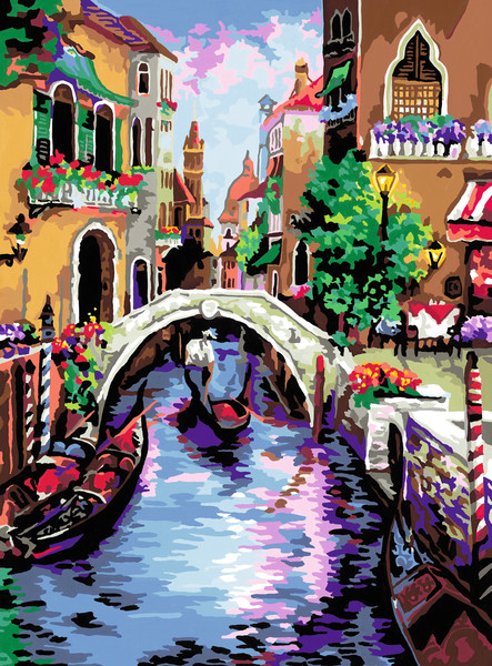 Ravensburger Malen nach Zahlen Serie Premium 30 x 40 cm - Traumhaftes Venedig