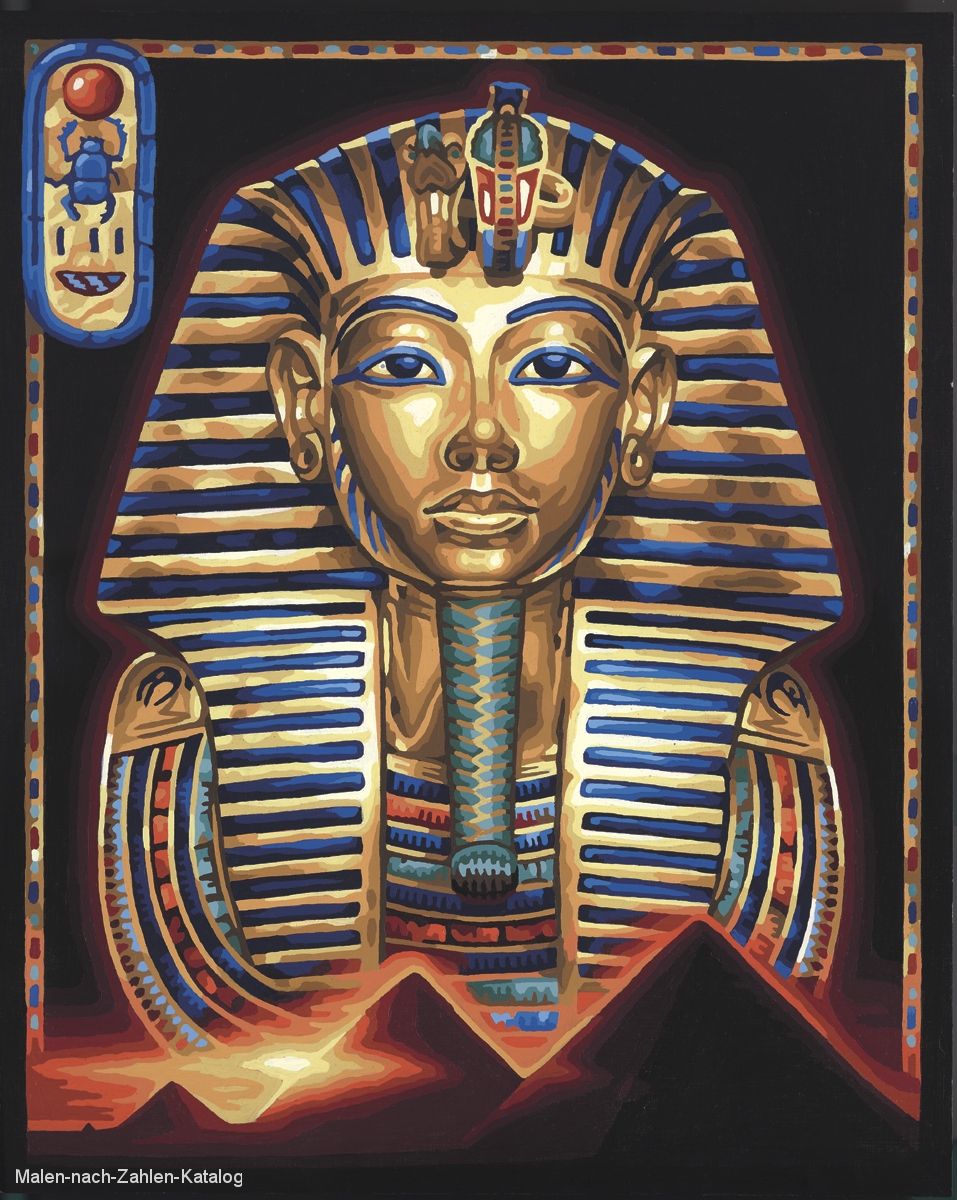 Schipper Malen nach Zahlen - Die Maske des Tut-Anch-Amun