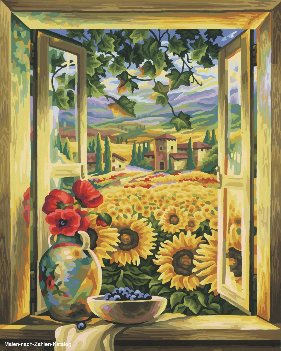 Schipper Meisterklasse Premium 40 x 50 cm - Sonnenblumenfelder