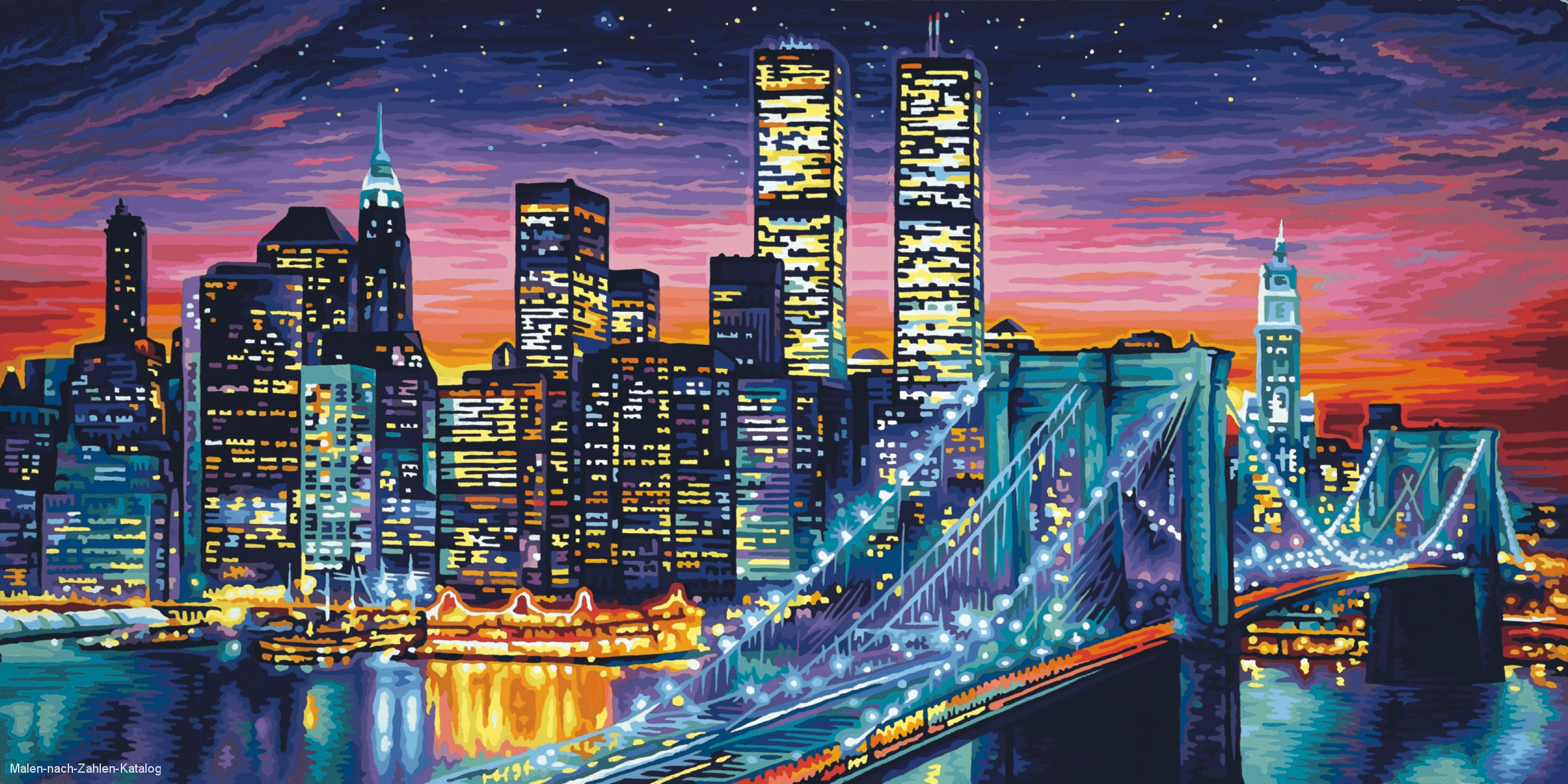 Schipper Malen nach Zahlen - Manhattan bei Nacht