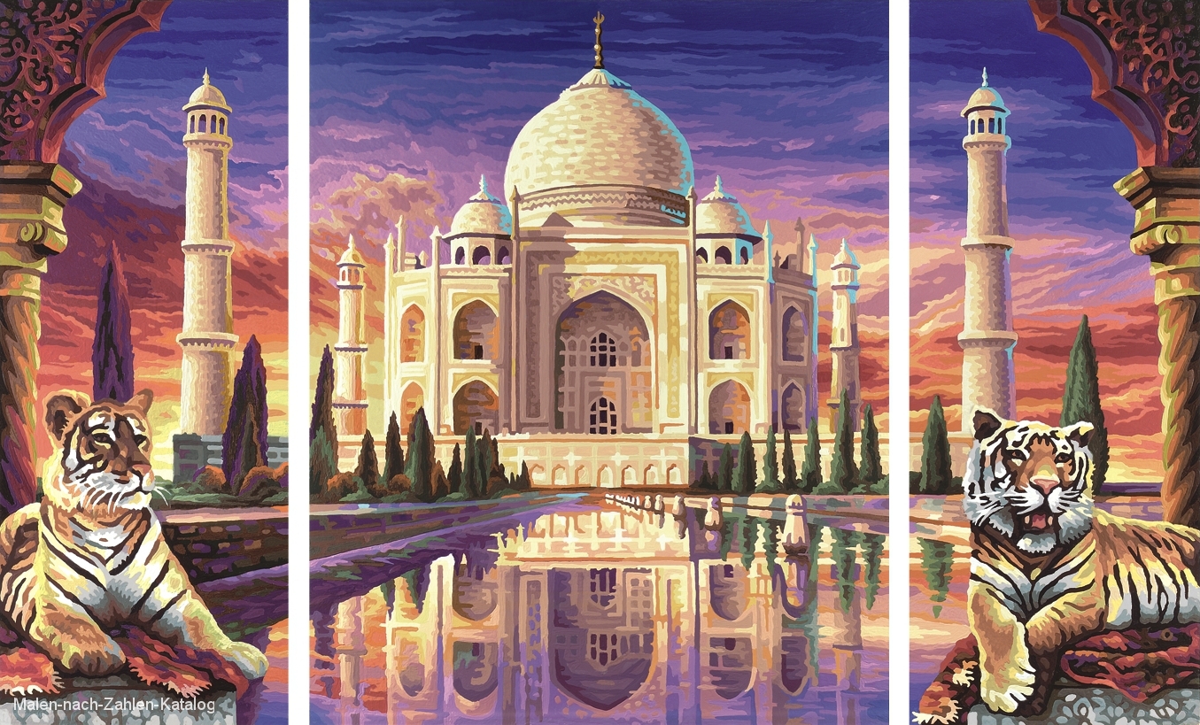Schipper Malen nach Zahlen - Taj Mahal - Denkmal ewiger Liebe
