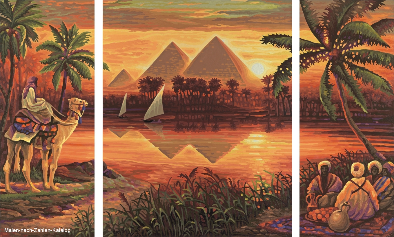 Schipper Malen nach Zahlen - Pyramiden am Nil