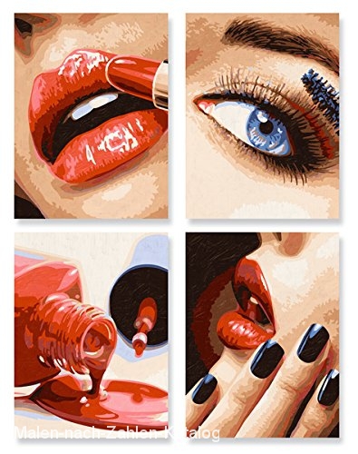 Schipper Malen nach Zahlen Quattro 18 x 24 cm - The Art of Make-up