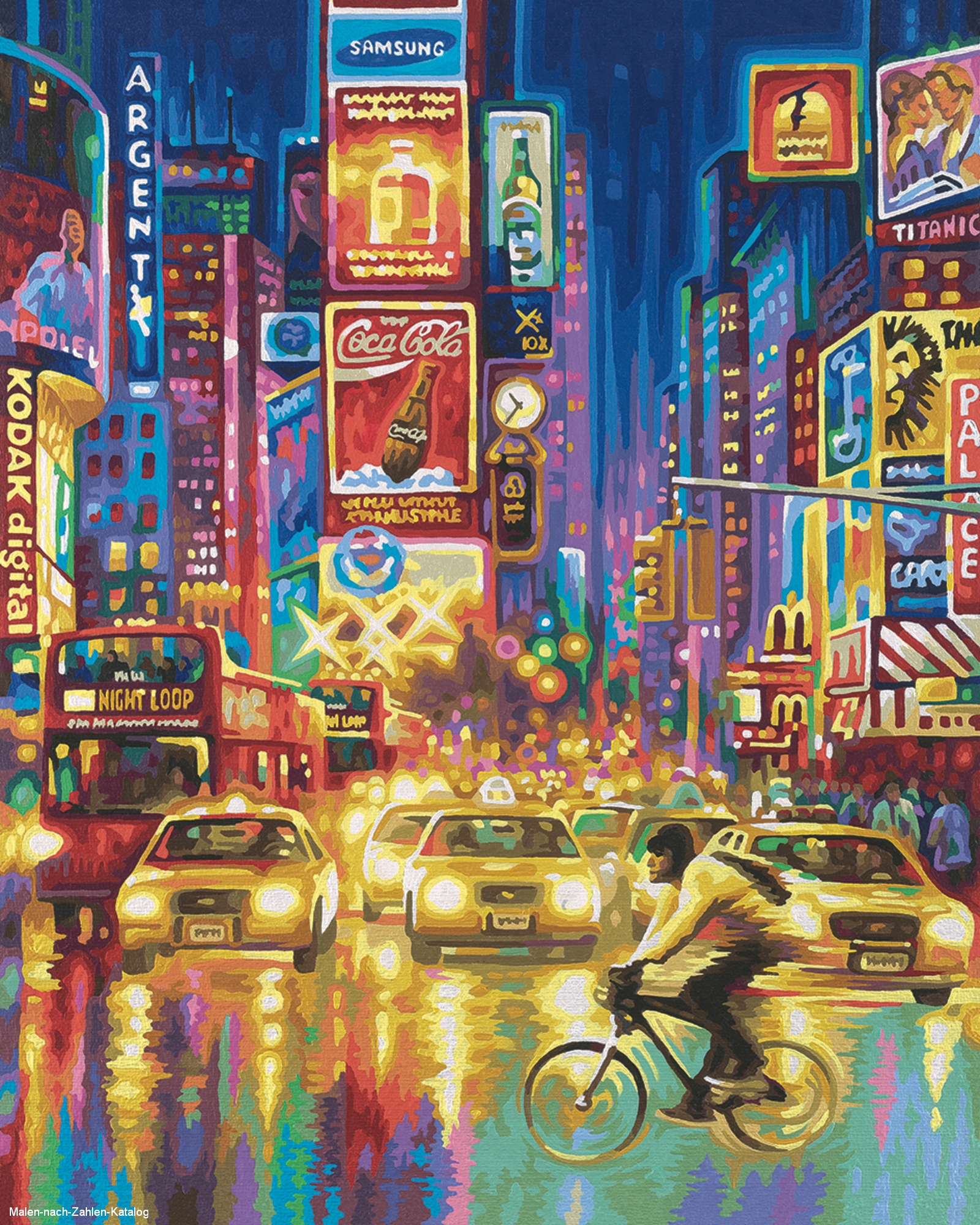 Schipper Malen nach Zahlen Premium 40 x 50 cm - New York Times Square